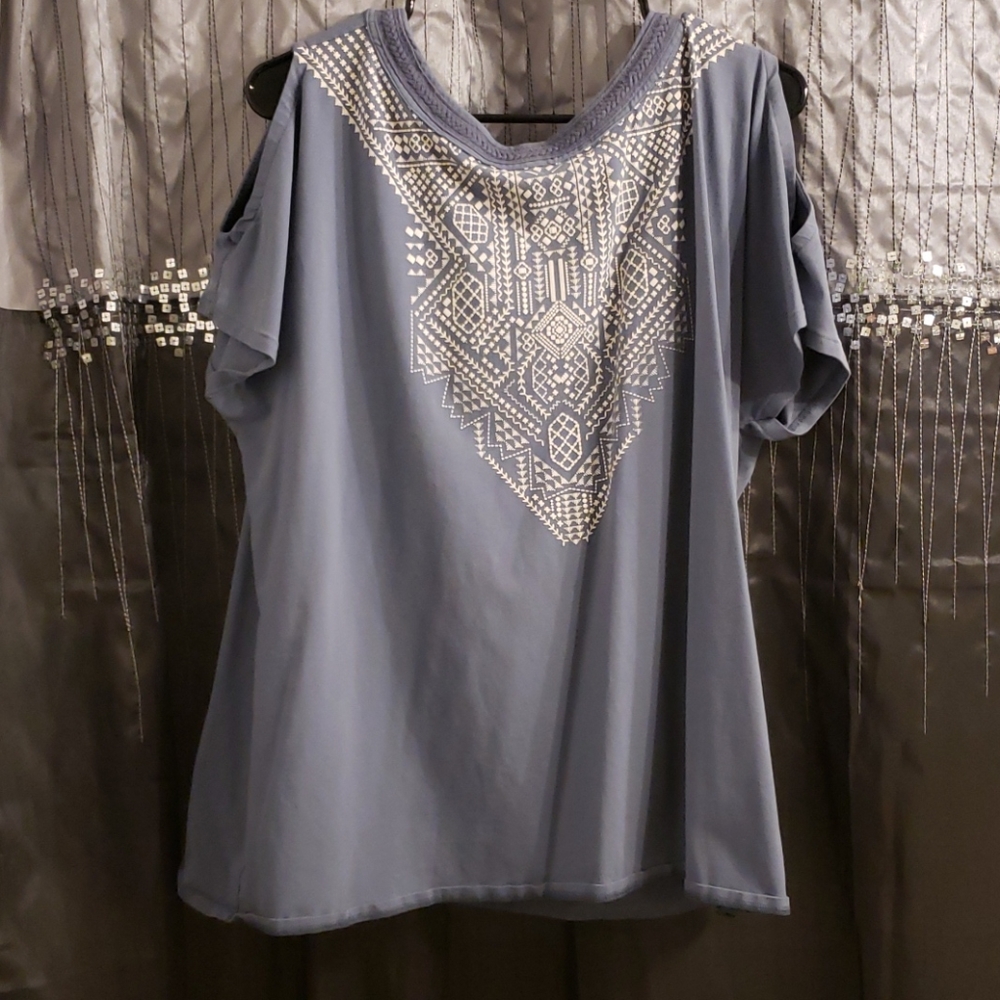 Lane Bryant Cold Shoulder Shirt